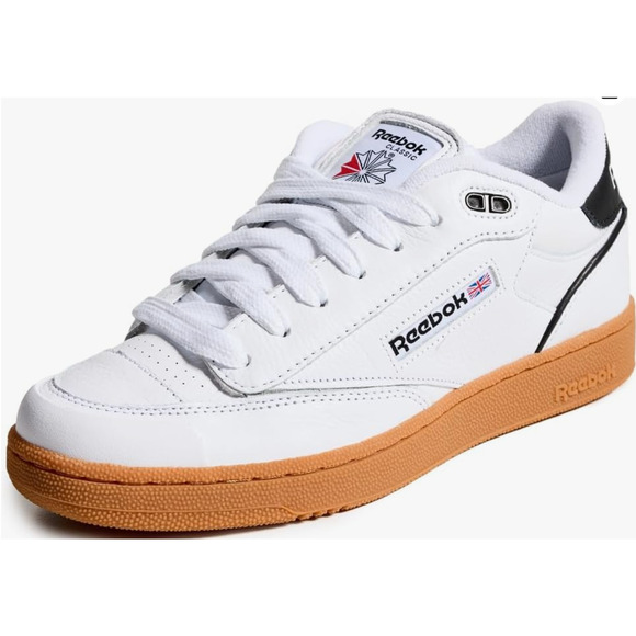 Reebok Unisex Club C Bulc Shoes, White/Black/Gum, Men\'s 10,5 main image 6